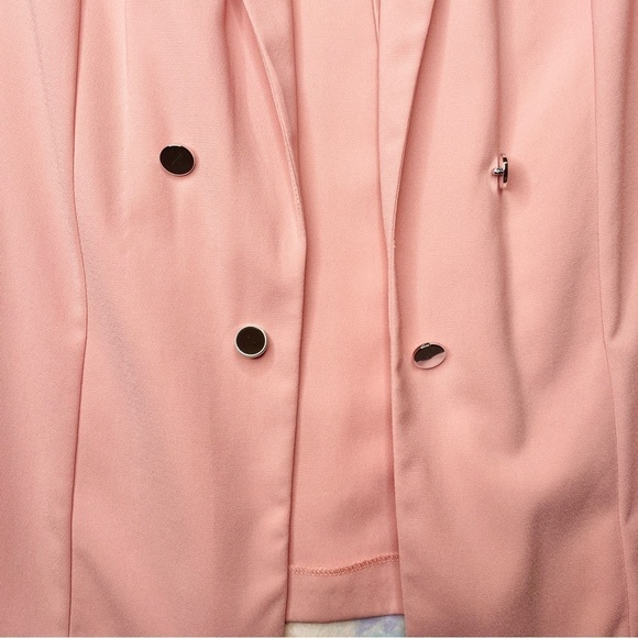 NEW Light Pink Open Front Oversized Blazer - Picture 3 of 11